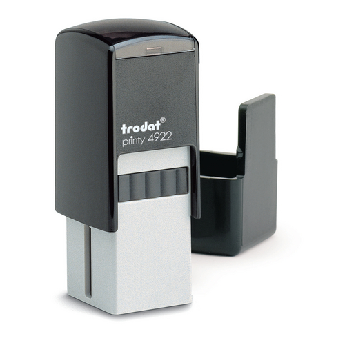 4922 Trodat Printy Self Inking Square Rubber Stamp, Great For Use As An Inspector Stamp