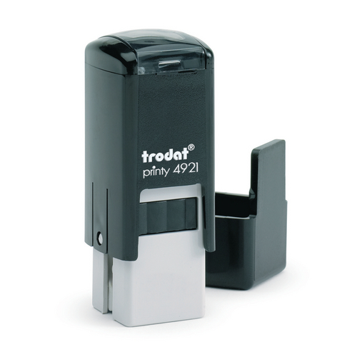 Trodat 4921 Printy Self Inking Square Rubber Stamp, Great For Use As An Inspector Stamp